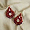 Zarrin | Hand Embroidered Statement Earrings