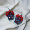 Tavoosi | Hand Embroidered Statement Earrings