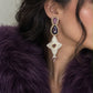 Arghavan Earrings — worn with plum